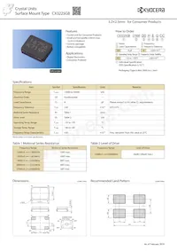 CX3225GB54000D0HEQZ1 Datenblatt Cover