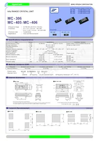 MC-406 307.2000KB-A3:ROHS數據表 封面