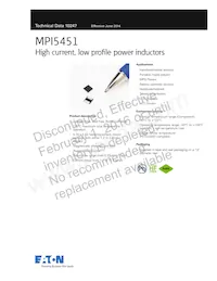 MPI5451R3-100-R數據表 封面
