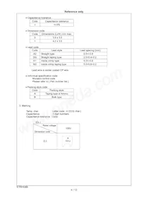 RHS7G2A332J1K1H01B Datasheet Pagina 5