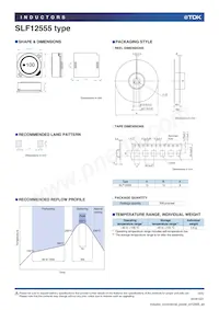 SLF12555T-151MR88-PF Datasheet Pagina 4