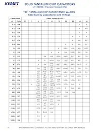 T491D227M006AS數據表 頁面 2