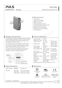 CD5.243 Datenblatt Cover