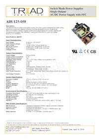 ABU125-050 Datasheet Cover