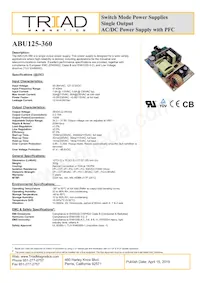 ABU125-360 Datasheet Cover