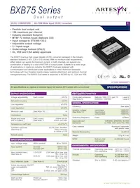 BXB75-48D3V3-2V5FH Datenblatt Cover