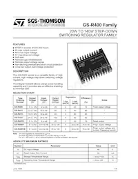 GS-R424數據表 封面
