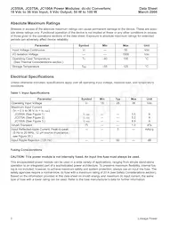 JC100A1 Datasheet Page 2