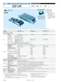 LEP240F-24-SNRZ32 Datasheet Pagina 3