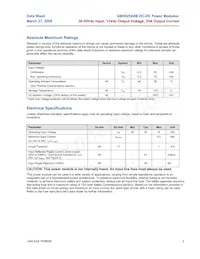 QBK025A0B1 Datasheet Pagina 2