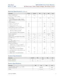 QBK025A0B1 Datasheet Page 3