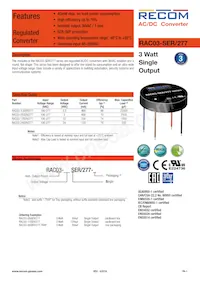 RAC03-3.3SER/277-TRAY數據表 封面