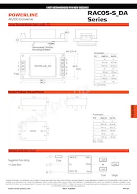 RAC05-3.3SA-E-ST Datasheet Pagina 2