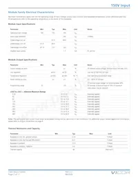 V150C8T100BS3 Datasheet Pagina 2