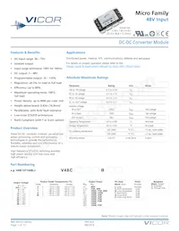 V48C8T150BS3 Datasheet Copertura