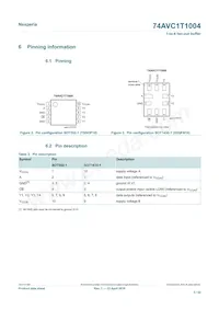 74AVC1T1004GU33Z數據表 頁面 3