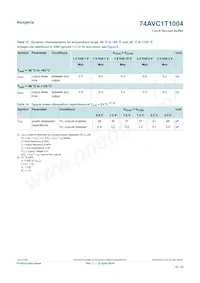 74AVC1T1004GU33Z Datasheet Pagina 10