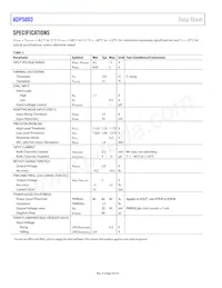 ADP5003ACPZ-R7 Datasheet Page 4