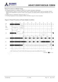 AS4C128M16D3LB-12BINTR數據表 頁面 11