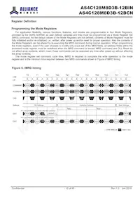 AS4C128M8D3B-12BINTR Datenblatt Seite 12