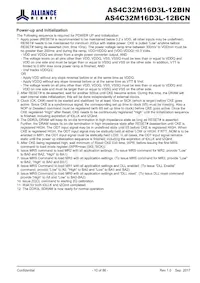 AS4C32M16D3L-12BCN Datasheet Pagina 10