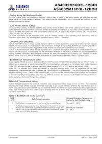 AS4C32M16D3L-12BCN Datasheet Pagina 19