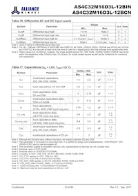 AS4C32M16D3L-12BCN Datasheet Pagina 23