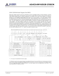 AS4C64M16D2B-25BCN Datasheet Pagina 8