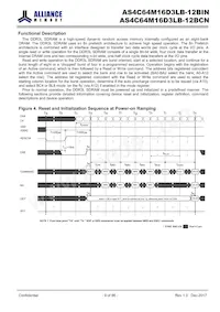AS4C64M16D3LB-12BINTR Datenblatt Seite 9
