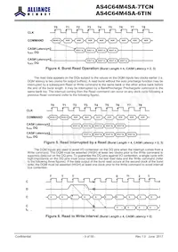 AS4C64M4SA-6TIN Datenblatt Seite 9