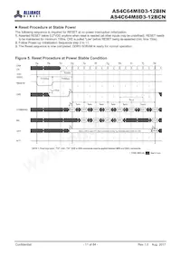 AS4C64M8D3-12BINTR數據表 頁面 11