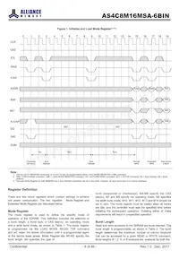 AS4C8M16MSA-6BINTR數據表 頁面 6