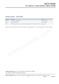 AS7C1024B-12TJIN Datasheet Cover