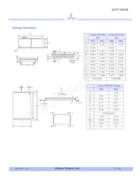 AS7C1024B-12TJIN Datasheet Pagina 8