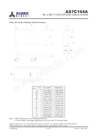 AS7C164A-15PIN Datenblatt Seite 9