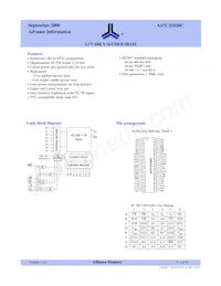 AS7C31026C-10BIN Datenblatt Cover