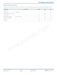 BCM48BT160M240A00 Datasheet Pagina 3