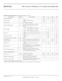 BR202 Datasheet Pagina 3