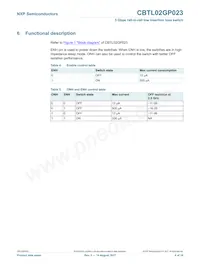 CBTL02GP023HOZ Datasheet Pagina 4