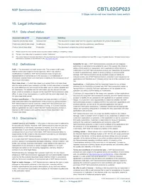 CBTL02GP023HOZ Datasheet Pagina 17