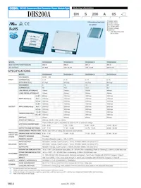 DHS200A24-T Datasheet Page 6