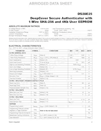 DS28E25G+U Datenblatt Seite 2