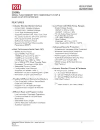 IS25LP256D-RMLE Datasheet Pagina 2