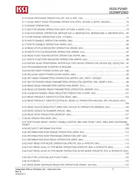 IS25LP256D-RMLE Datenblatt Seite 5