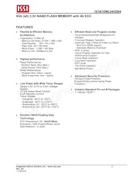 IS34ML04G084-TLI-TR Datasheet Pagina 2