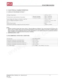 IS34ML04G084-TLI-TR Datasheet Pagina 12