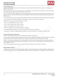 IS43LD32640B-18BPLI Datasheet Pagina 12