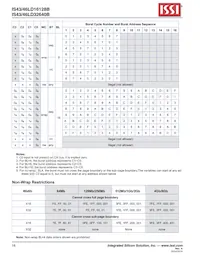 IS43LD32640B-18BPLI Datasheet Pagina 16