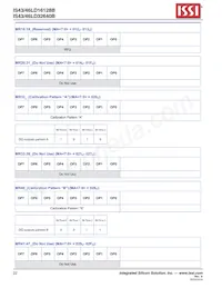 IS43LD32640B-18BPLI Datasheet Pagina 22