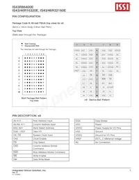 IS43R16320E-6BI Datasheet Pagina 5